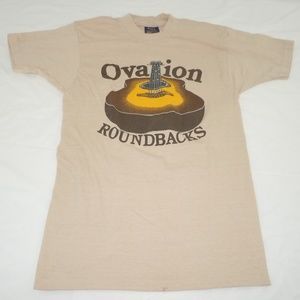 Ovation Roundbacks Guitar Tshirt M Tee 